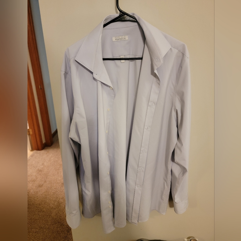 Perry Ellis Men's Nice Long Sleeve Dress Shirt